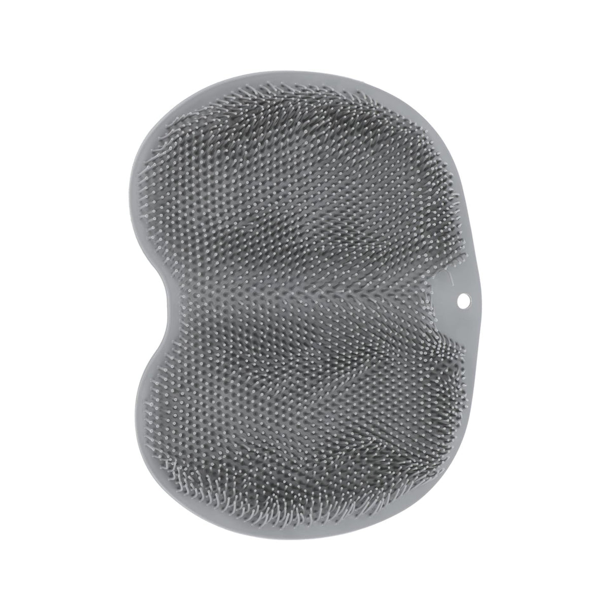 Silicone Foot Scrubber Mat for Shower: Soft-Bristle Foot Cleaner & Massager (27 x 20 cm)