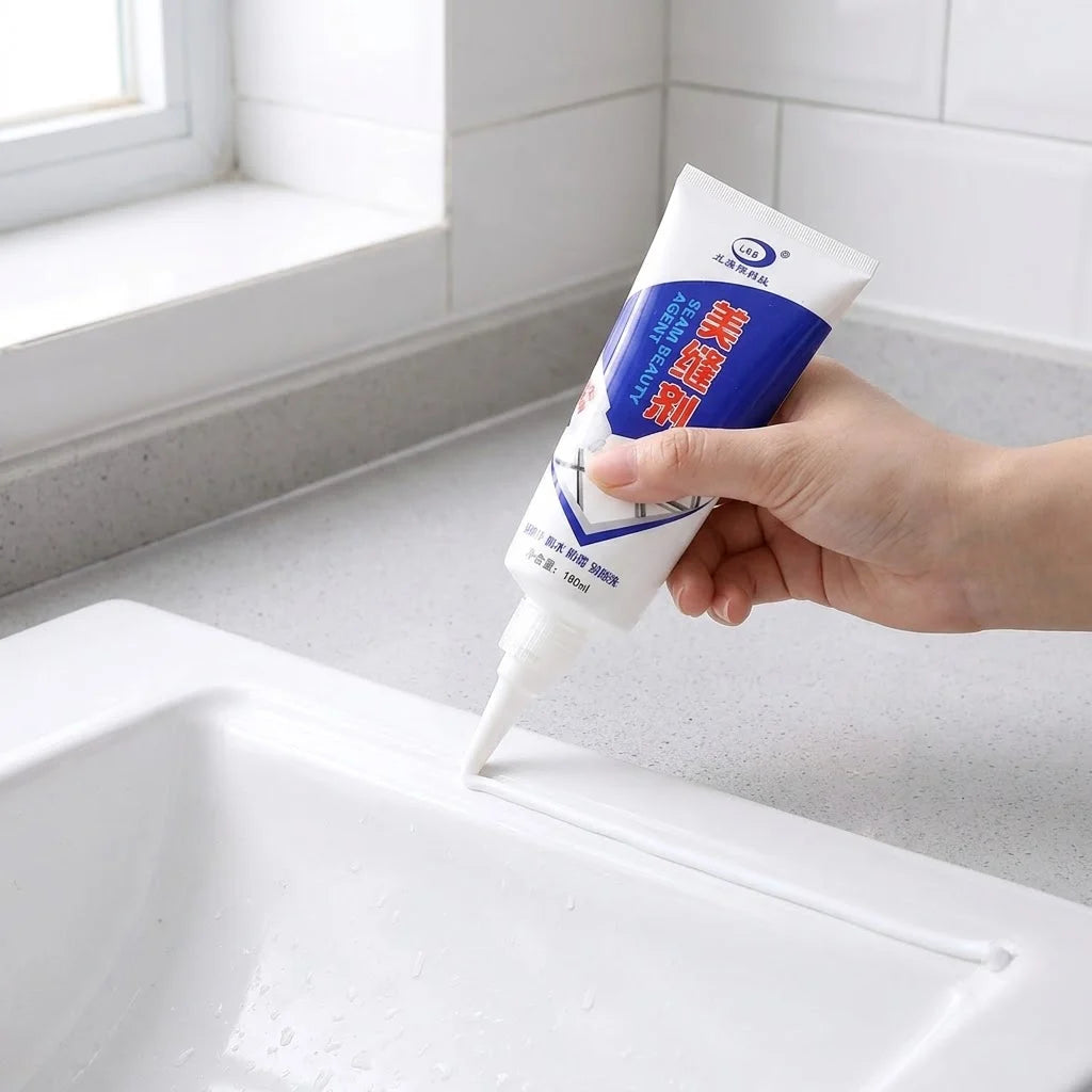 Waterproof Tile Gap & Grout Silicone Sealant, 180 ml