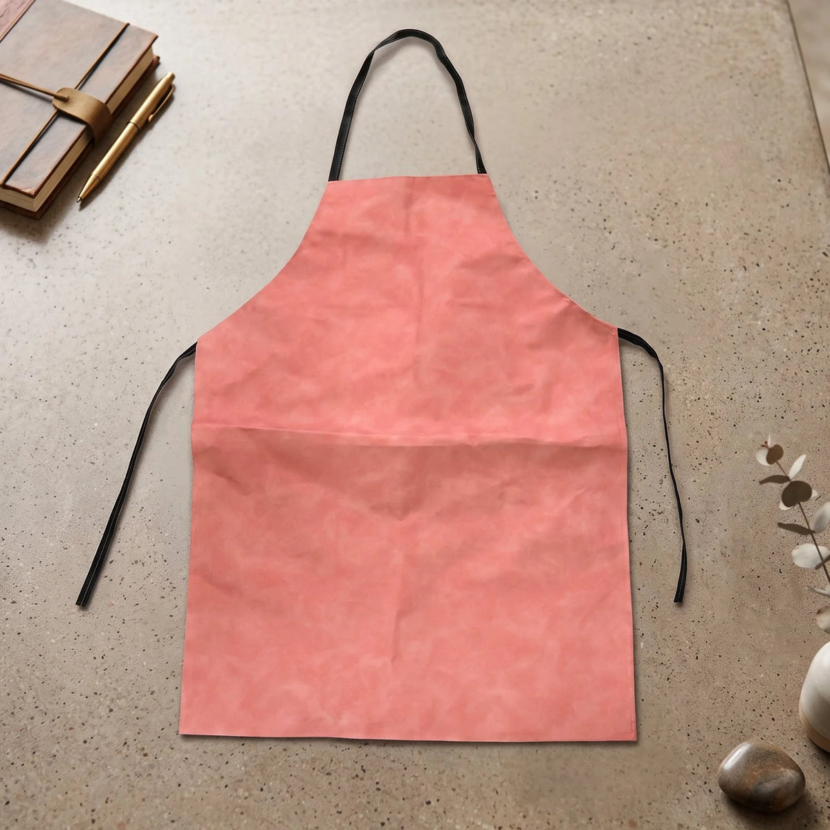 Durable canvas kitchen apron with pocket - photo 5