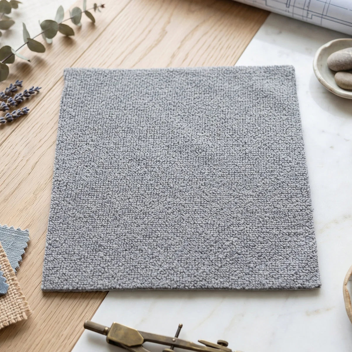 One microfiber cleaning sheet laid flat