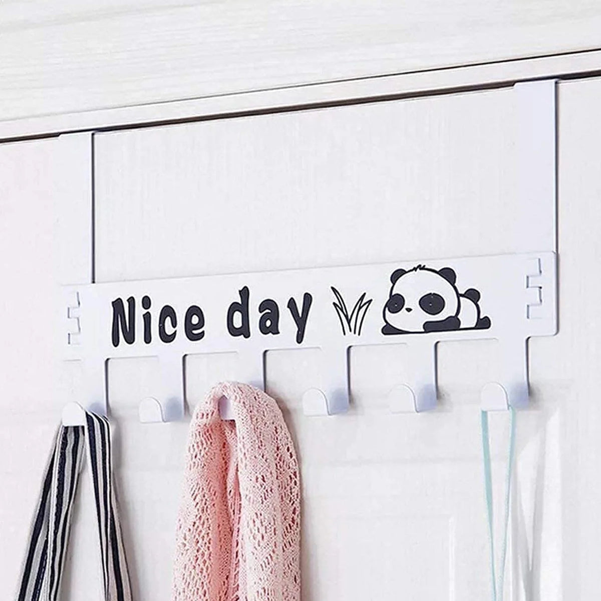 Over-the-door hanger with 6 hooks - photo 2