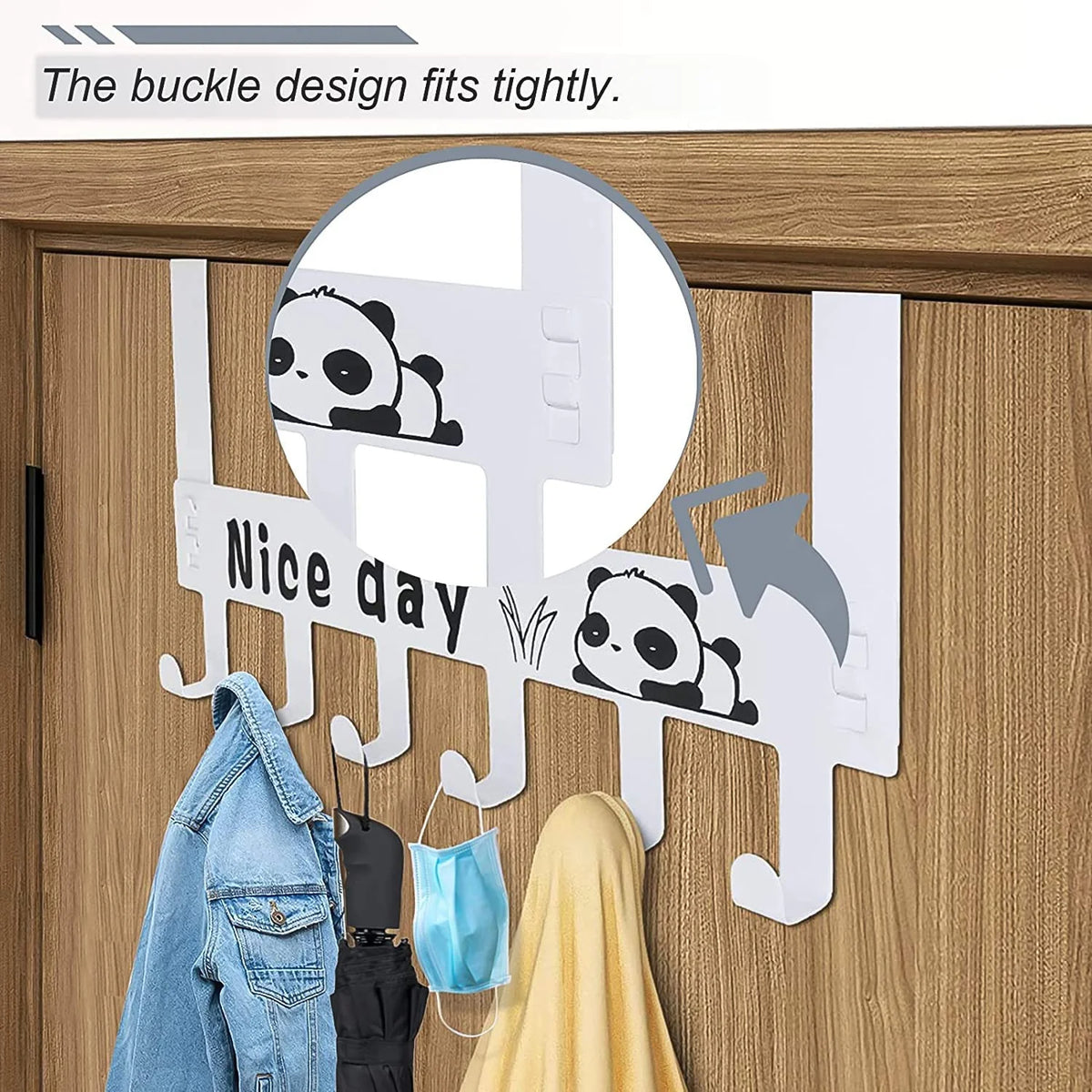 Over-the-door hanger with 6 hooks - photo 4