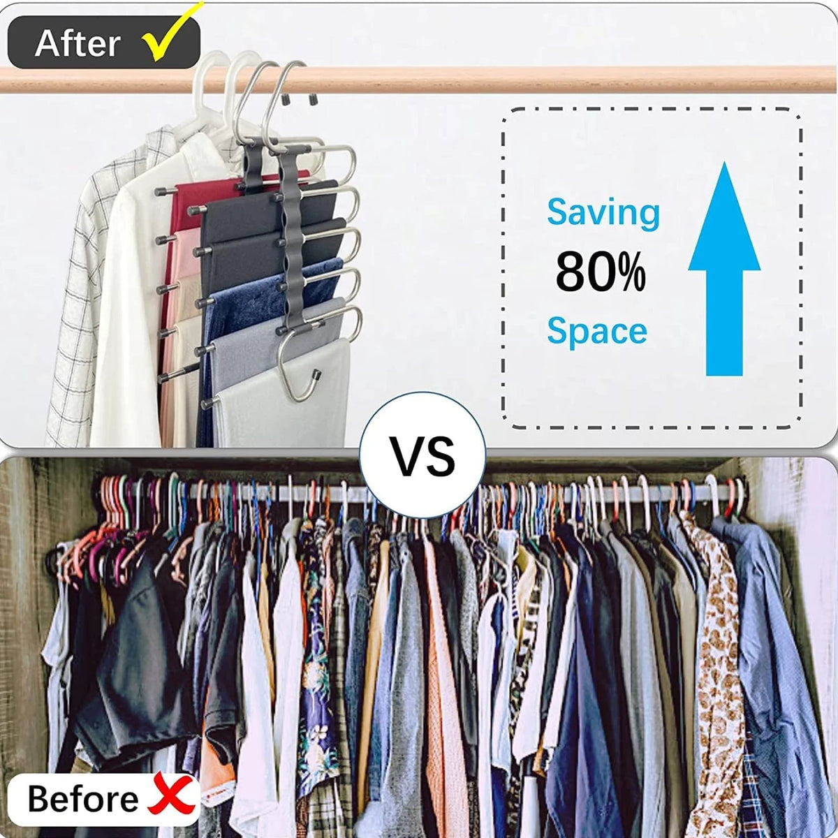 5-in-1 stainless steel trouser hanger - photo 2