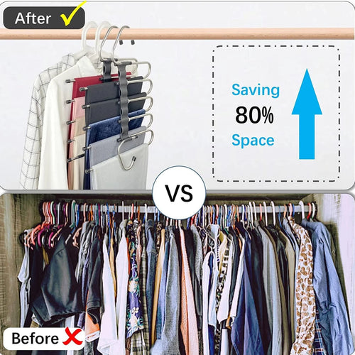 5-in-1 stainless steel trouser hanger - photo 2